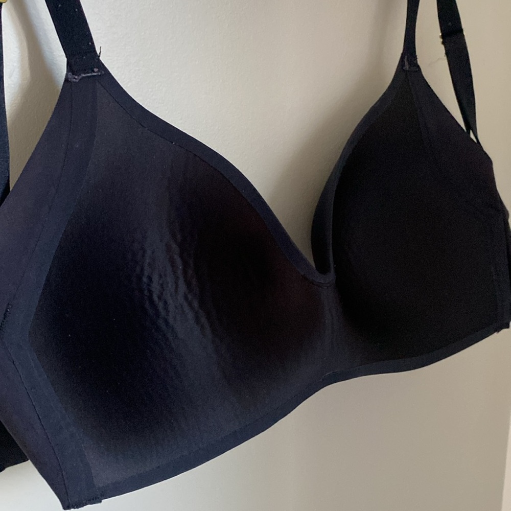 Knix WingWoman Contour Wireless Bra Black Size 6 32DD 32E 32DDD 34DD - Picture 10 of 12